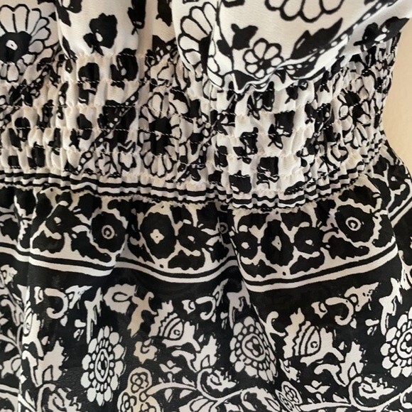 Ann Taylor Loft Strapless Tie Front Peplum Top Size 2 Convertible Halter - Picture 6 of 12